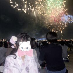 花火綺麗だった♪